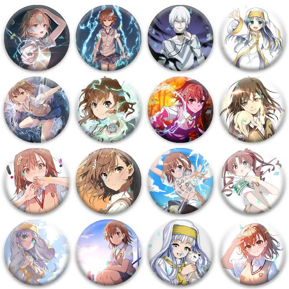 

A Certain Magical Index Badges Niche Design Brooch for Backpack Lapel Pins Creative Accessories