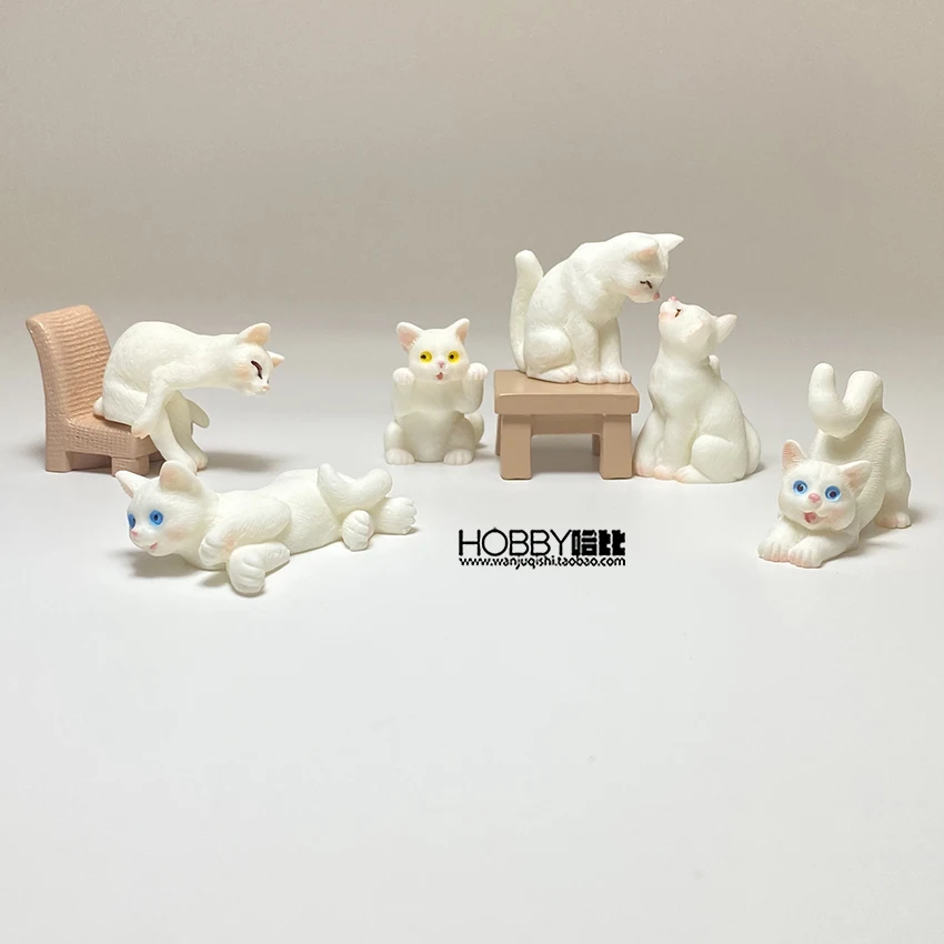 Spedizione gratuita Mini Cute Cat action figure toys Doll Kid gift