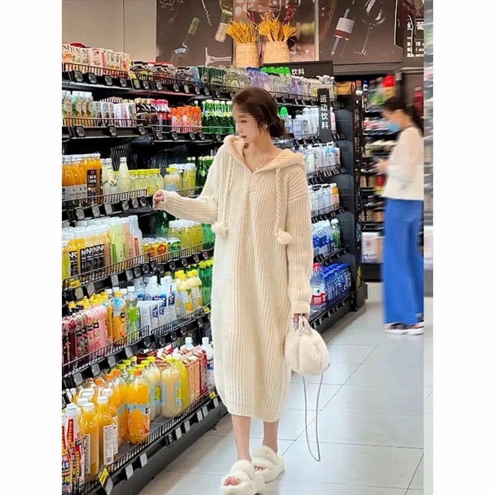 

Пуловер длиной до колена, свитера с граффити, джемперы, женские простые высококачественные студенческие трикотажные изделия с вырезом, мешковатые универсальные