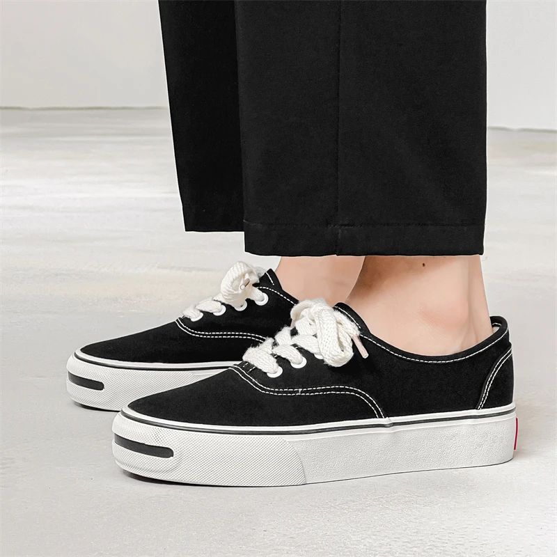

​2025 Men’s Trendy Skate Shoes– Cool Street Style, Retro American Design, Thick Sole, Casual & Multipurpose