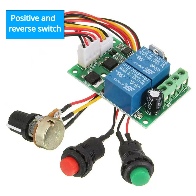 3A PWM dc motor forward and backward linear actuator governor speed control  6V-24V Electric push rod motor controller button