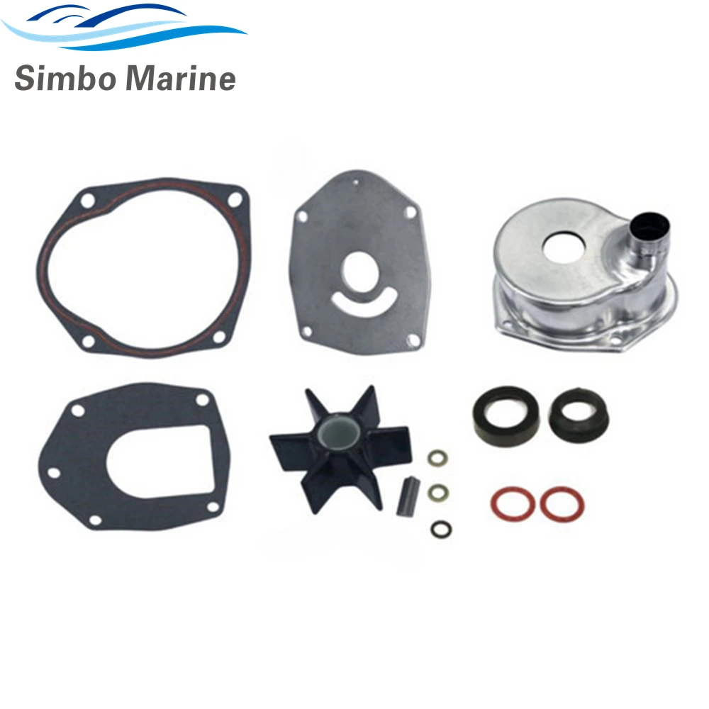 For Mercury Water Pump Impeller Repair Kit 2 Stroke  60-125 HP 4 Stroke 60-115HP Outboard 817275A5 43026Q06