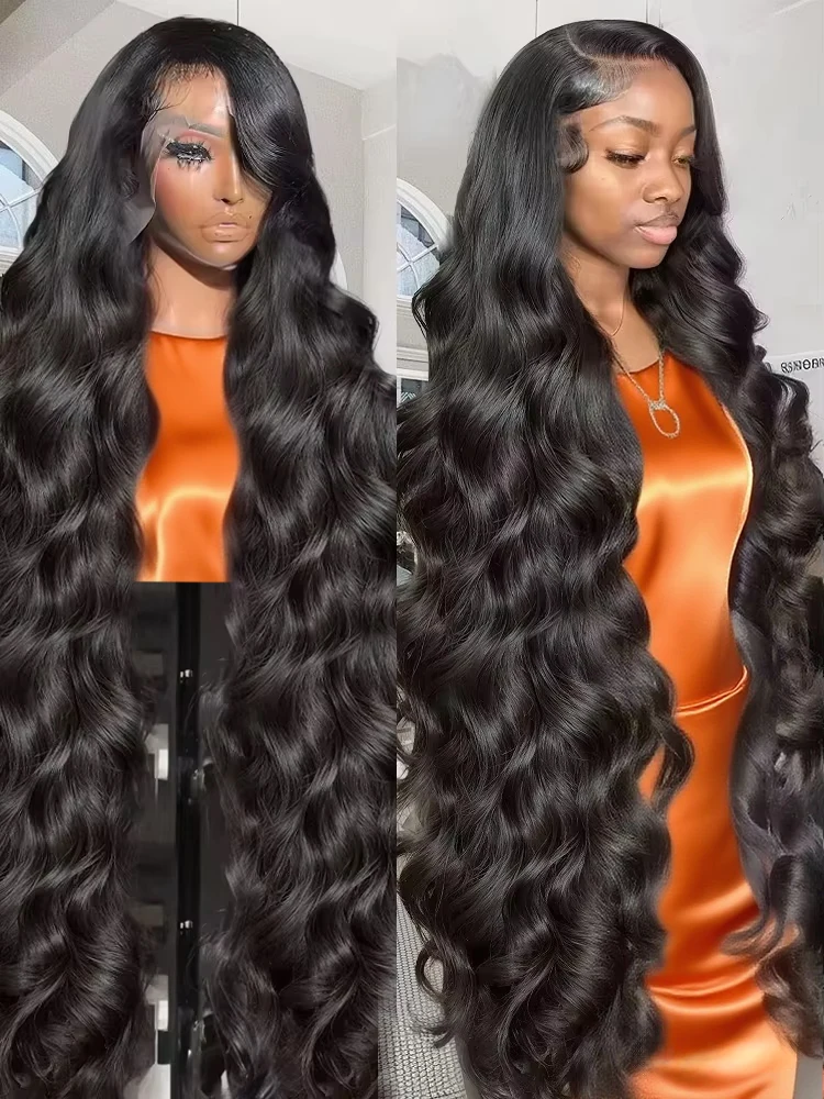 الجسم موجة الشعر البشري 13x6 HD الدانتيل الجبهة الباروكات قبل قطعها 300% الكثافة 13x4 360 موجة المياه الدانتيل أمامي خصلات الشعر المستعار الإنسان للنساء