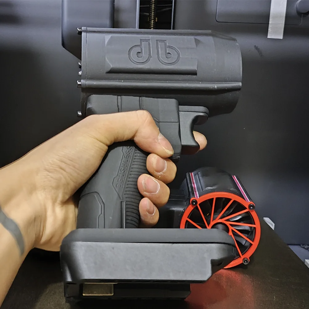 130000 مسدس هواء دوار توربو مروحة نفاثة منفاخ كهربائية قوية يده مروحة عنيفة غسيل السيارات إزالة الثلوج مجفف هواء