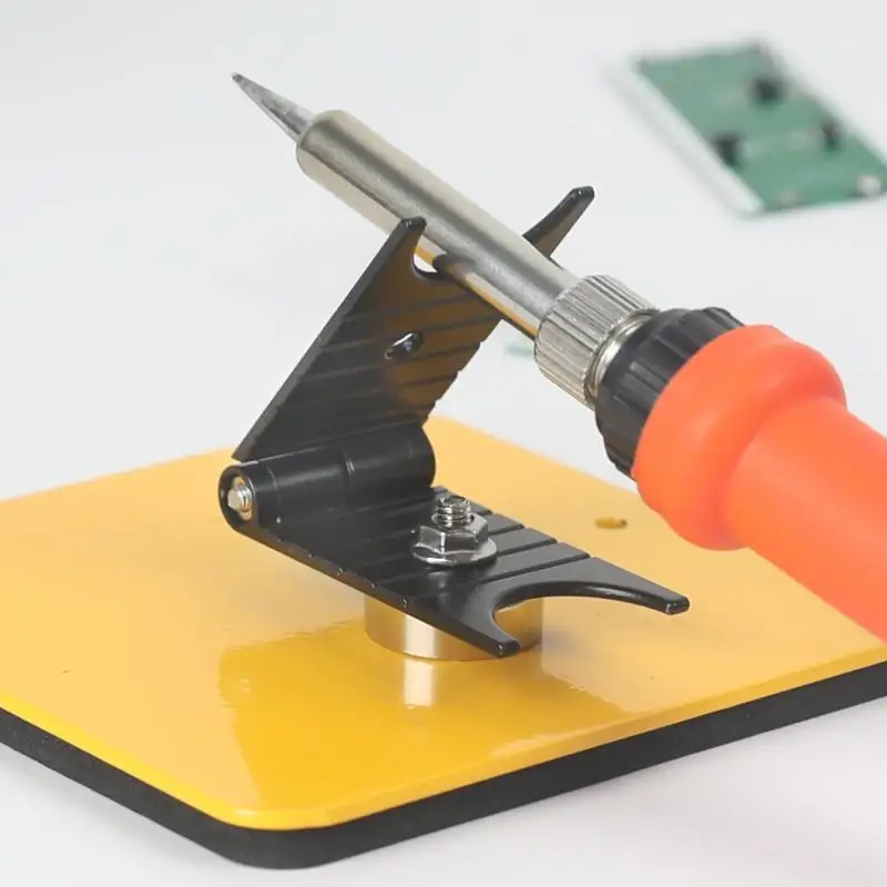 Simple Soldering Iron Holder Mini Magnetic Soldering Table Handle Holder Portable Placement Stand