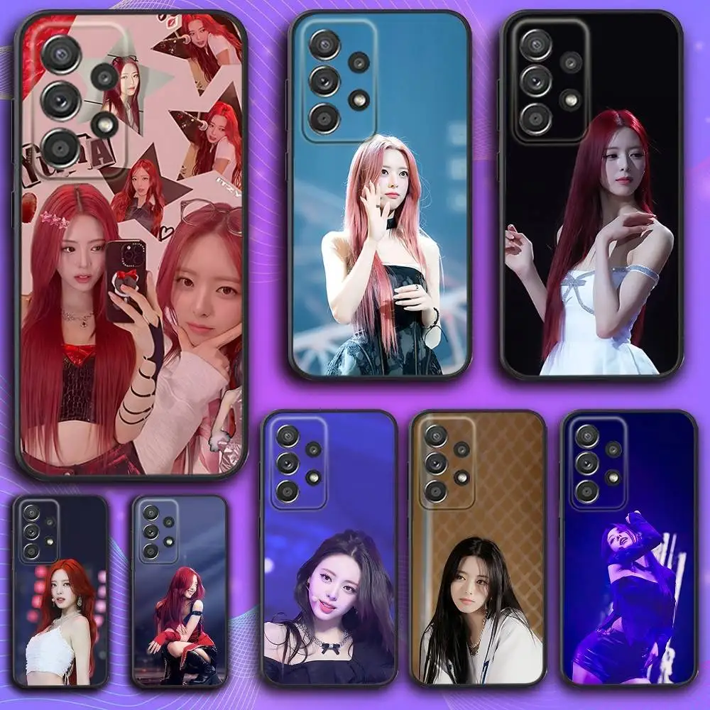 

S-Shin SHOOT Y-Yuna Phone Case For Samsung S 25,24,23,22,30,21,10,9,Ultra,Plus,Lite,FE,4,5 G Soft Black Case