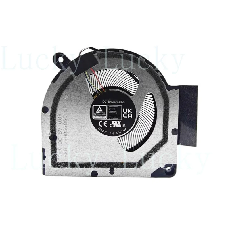f  f  f Laptop CPU FAN For ACER Swift Edge SFX16-61G DFS5L22H05G86D-FSXA DC5V 0.8A New