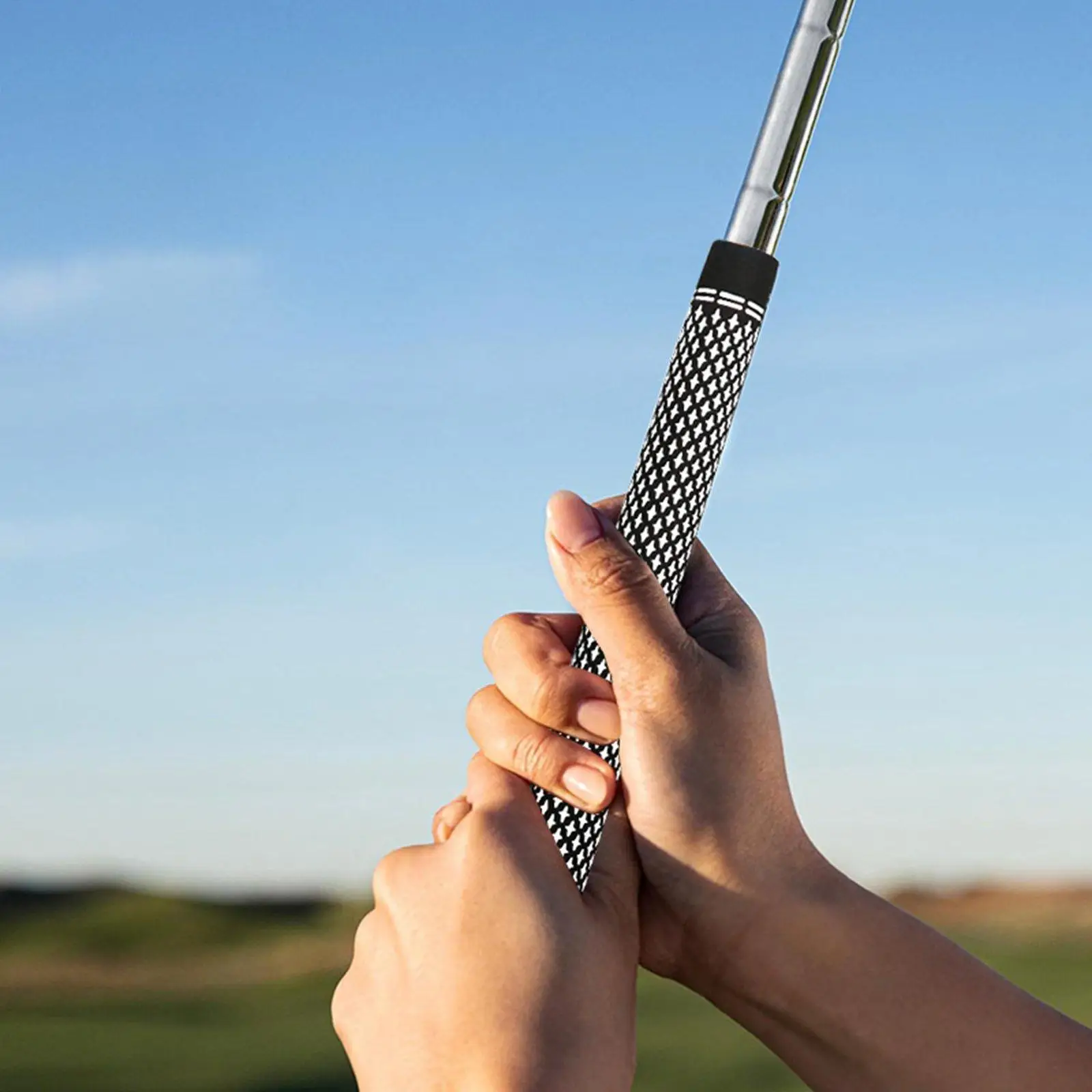 

Golf Club Grip Stylish Soft Practical Comfortable for Men Women Reliable Performance Surface Texture Non Slip Golf Grip Trainer