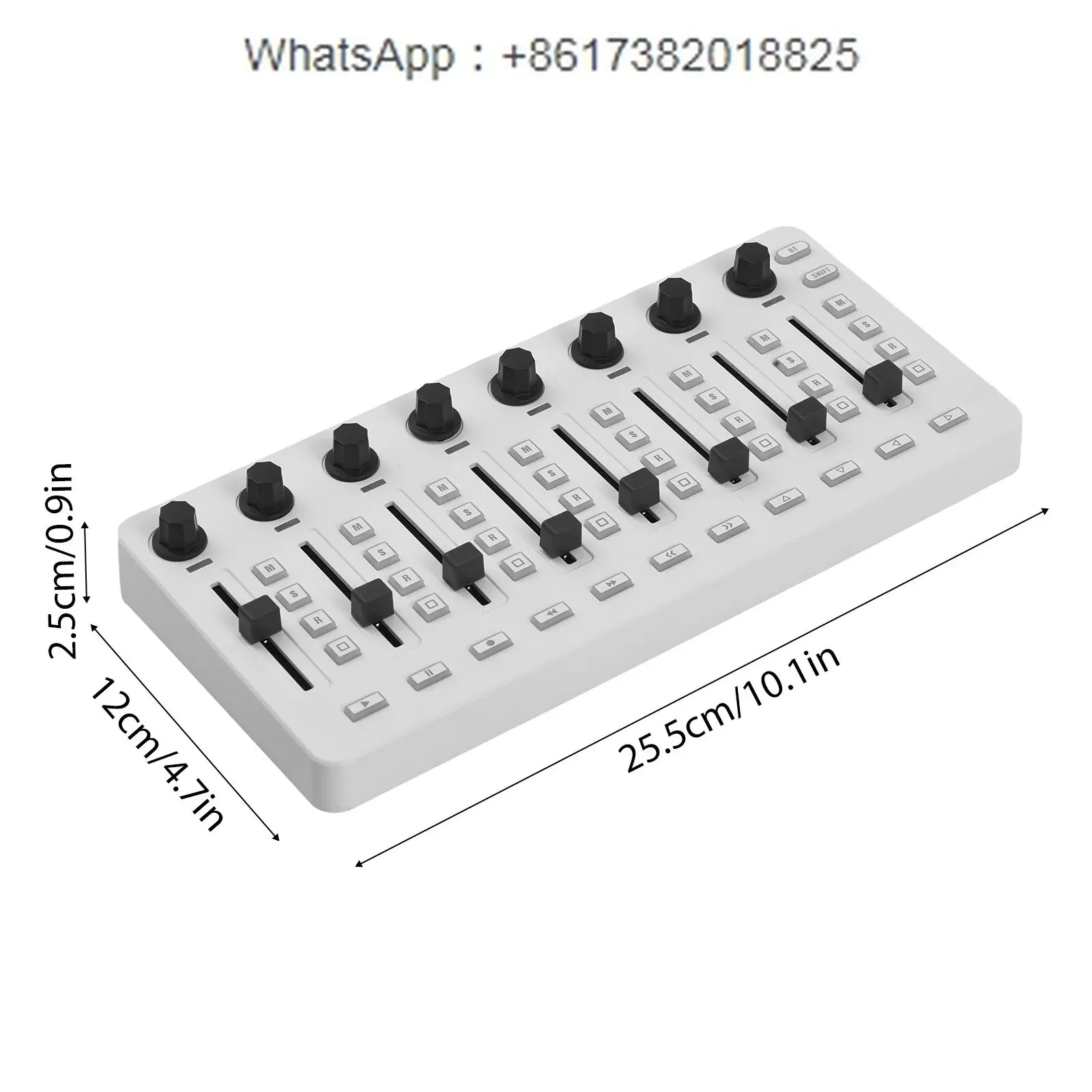 M-VAVE SMC-Mixer Wireless MIDI Controller Mixing Console BT Connection USB Controller Mixer for Most Electroacoustic Instruments