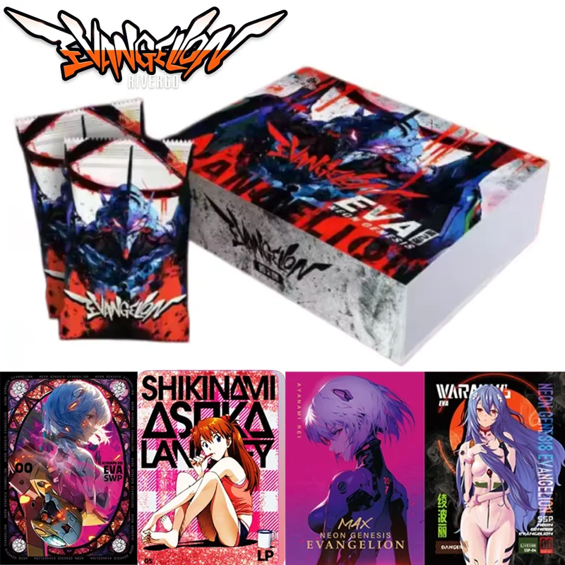 Nueva Tarjeta Coleccionable Oficial de la Serie Neon Genesis Evangelion, Asuka Rei, Edición Limitada, Tarjeta Brillante con Diamantes, Tarjetas de Anime, Juguetes, Regalos