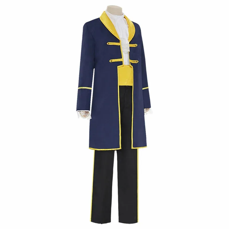 

2025 New Beauty and The costume Prince Adam Cosplay Beast Uniform Adult Halloween Party Me☆★ee☆★
