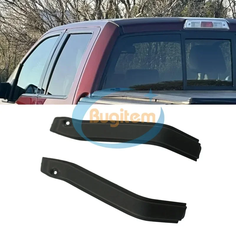 1 Pair Cab Corner Roof Molding Trim 9L3Z1651728AA  9L3Z1651729AA For Ford F150 2009-2014 FX2 FX4 Lariat Limited Platinum STX