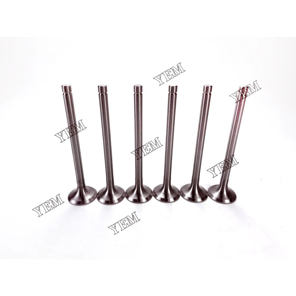 6 PCS R4105 Exhaust Valve For Weichai engine parts