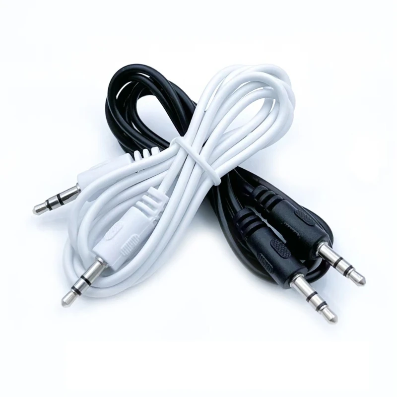 50/100cm 3.5mm Audio Cable Stereo Aux 3.5mm to 3.5mm Cable headphone Cable Aux Male to Male TRS Cable For Car Home speaker
