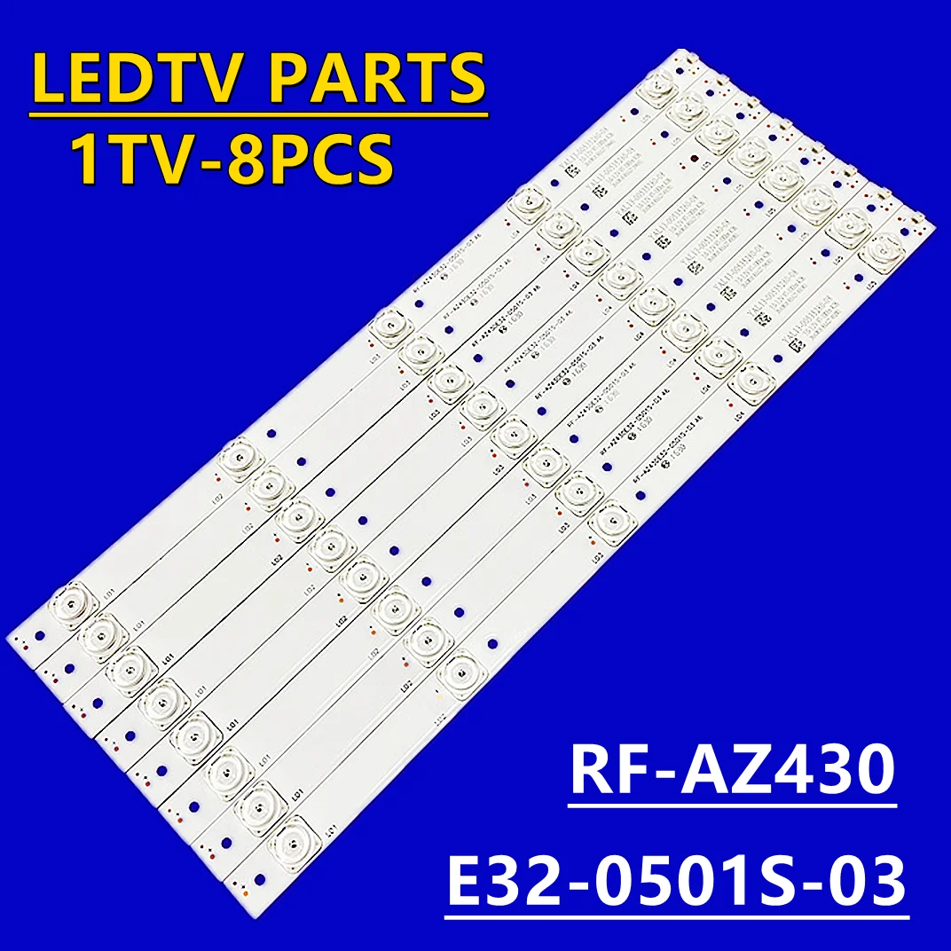 

LED backlight strip 5 lamp for Skyworth 43"TV JL.D43051235-001CS-F YAL13-00535280-06 RF-AZ430E32-0501S-03 A6