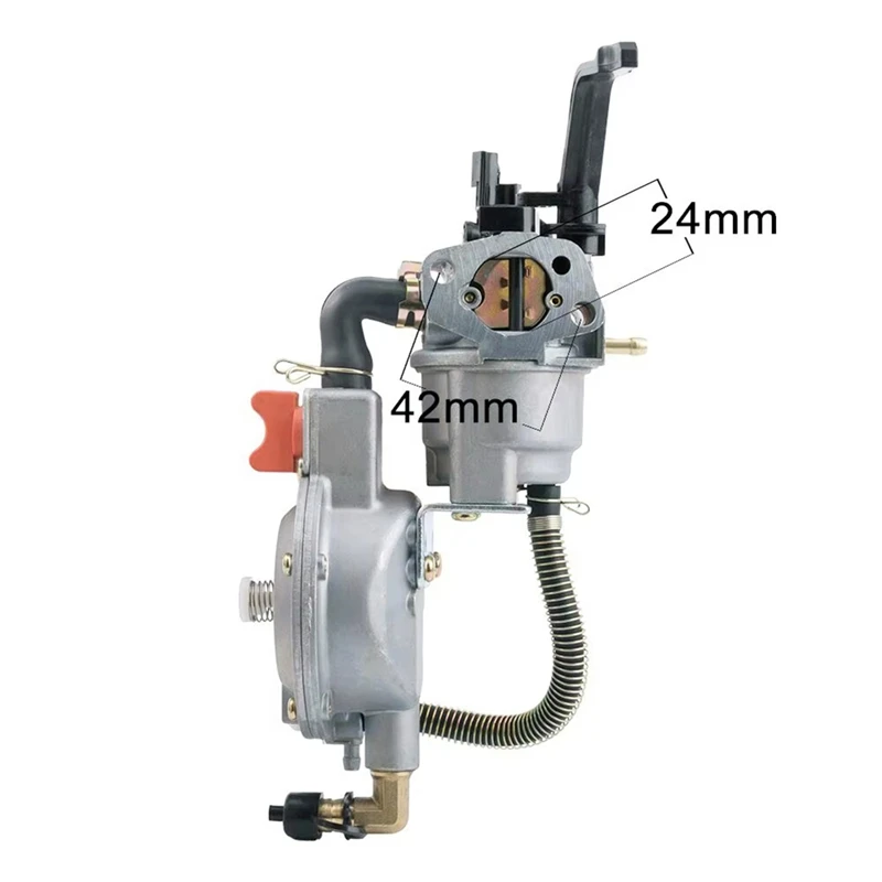 3KW 168F 170F Gasoline Generator LPG Carburetor Dual Fuel LPG NC Gas Carburetor Conversion Kit For Generator Parts 6.5HP