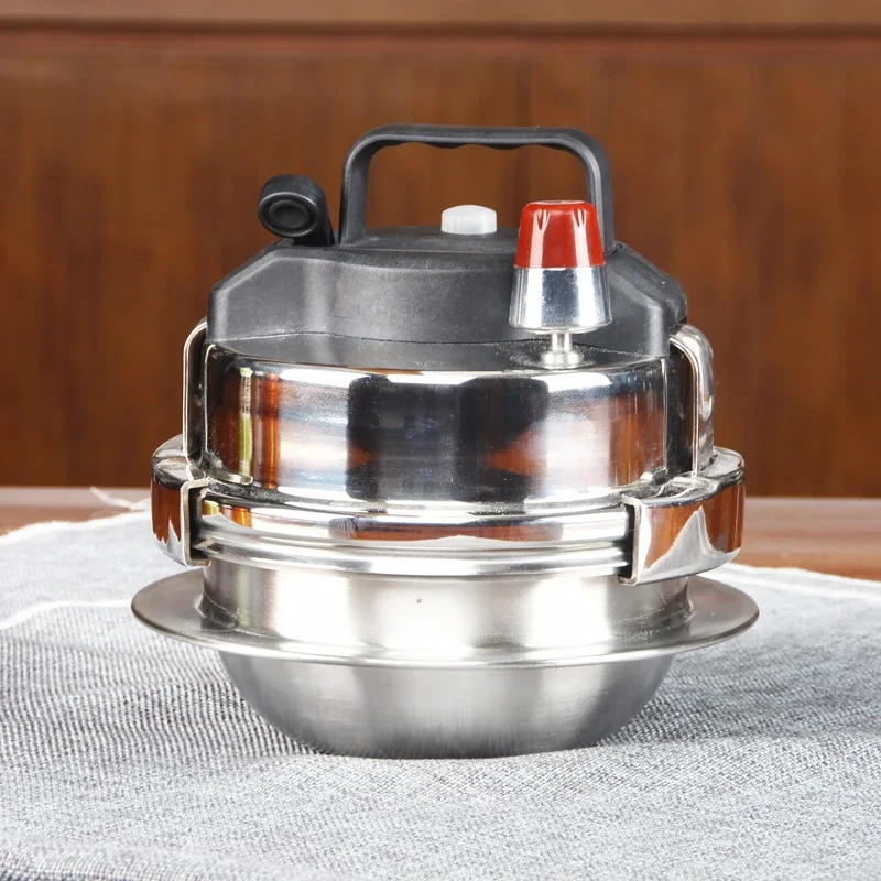 

Portable Mini 0.8L Ss304 Stainless Steel Mini Pressure Cooker Suitable For Doing Bibimbap