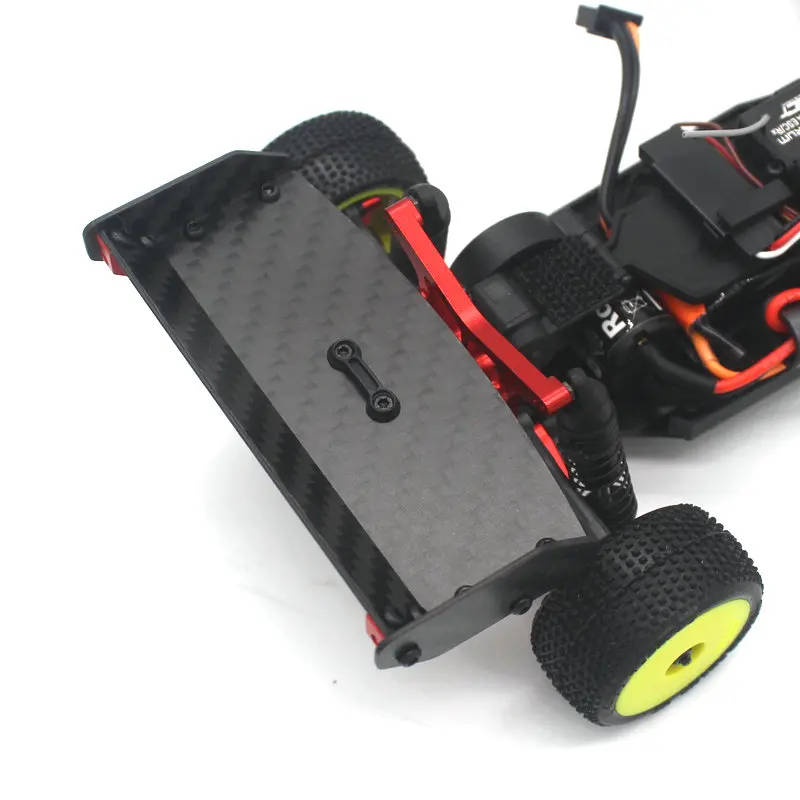 Metal accessory Losi Micro b Rc Car 2WD Buggy RTR LOS00007 RC 1/24 Remote control car Carbon fiber double rear wing parts