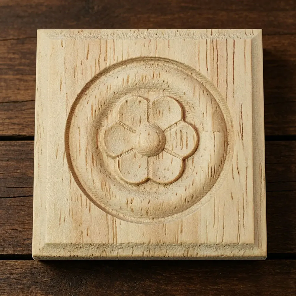 

10PCS 5/6/8/10cm Vintage Wood Carved Decal Corner Onlay Applique Frame Furniture Wall Unpainted Home Cabinet Door Decor Crafts