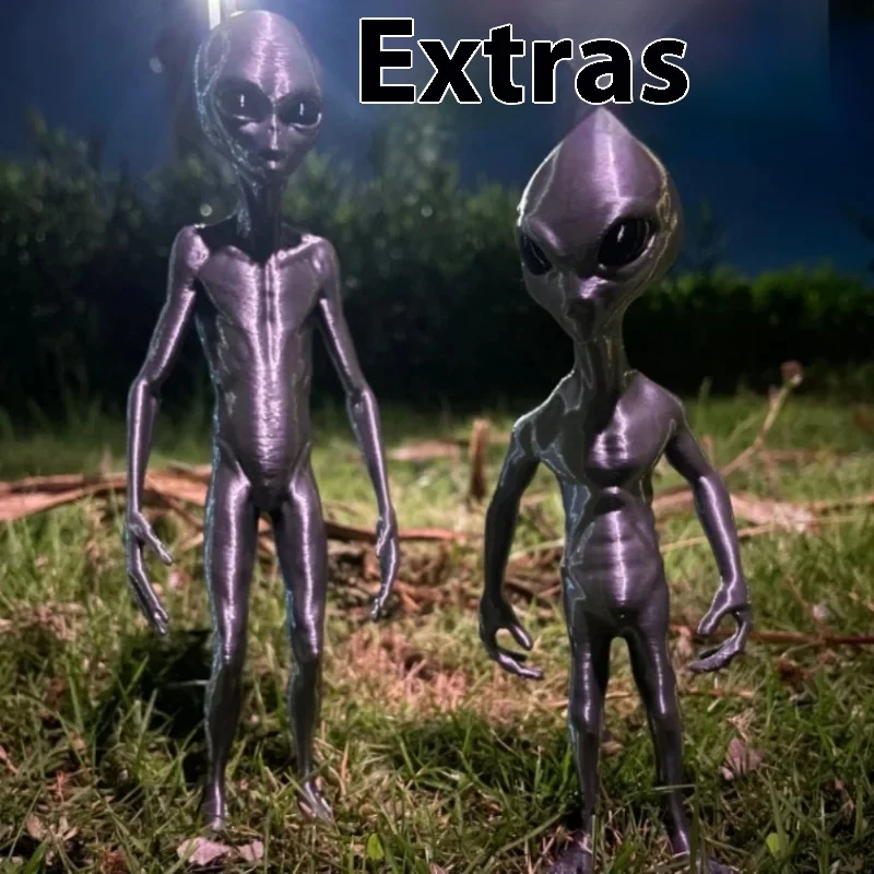 

New Peruvian Roswell Ufo Grey Alien 3d Printed Toy Model Kit Character Room Bedroom Decoration Boy Birthday Gift