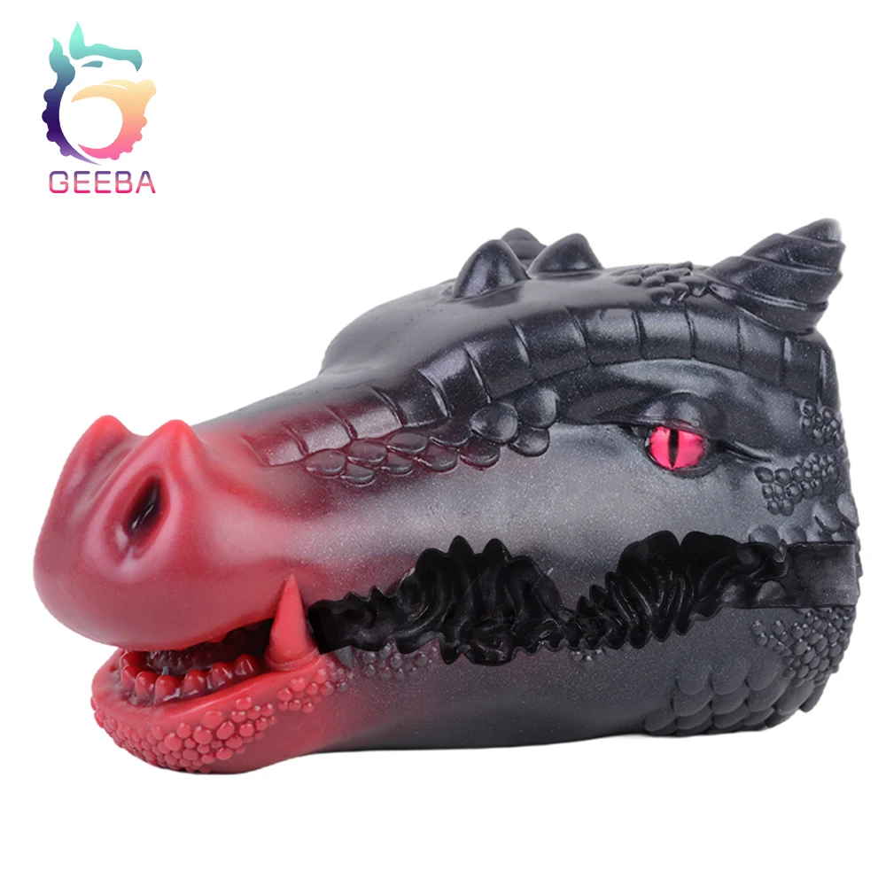 GEEBA Fantasy Dragon Head Pocket Pussy Stroker mainan seks pria boneka seks Oral Penis silikon Onahole Masturbator pria seperti hidup