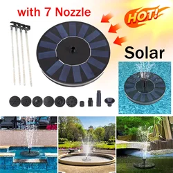 Solar Floating Water Fountain Bird Bath Fountain Pump Dekoracja stawu Zasilana energią słoneczną fontanna Pompa wodna do ogrodu i patio