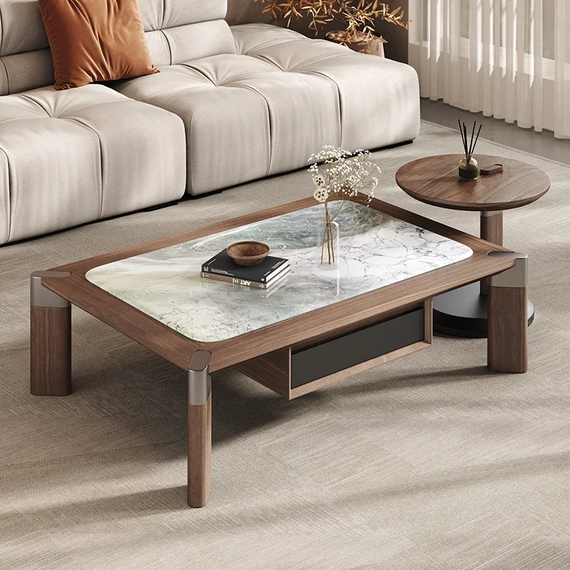 

/Living Room Minimalist Coffee Table Nordic Storage Unique Drawers Coffee Table Books Italian Mesa Auxiliar Postmodern Furniture