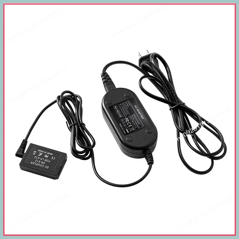 N94R LP-E12 Dummy Battery Parts For Canon EOS M M2 M10 M50 M100 M200 Mark II Camera Dummy Coupler US Plug