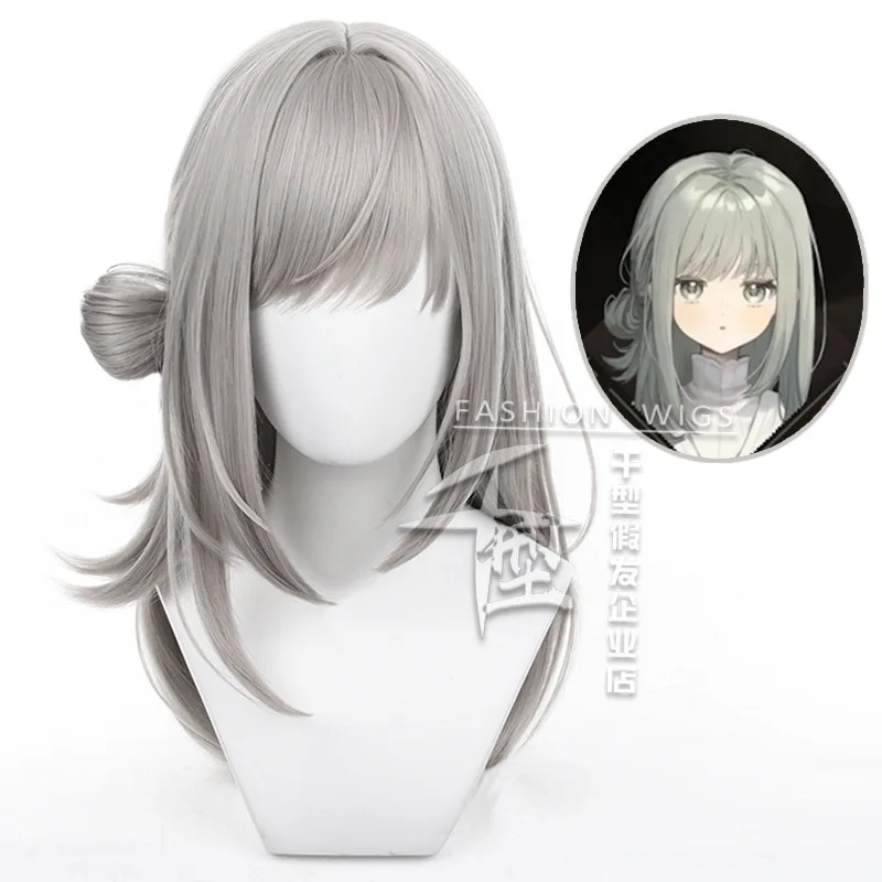 Vertin-Cinza Quente Peruca de Cosplay, Resistente ao Calor, Perucas Sintéticas, Anime, Reverso: 1999