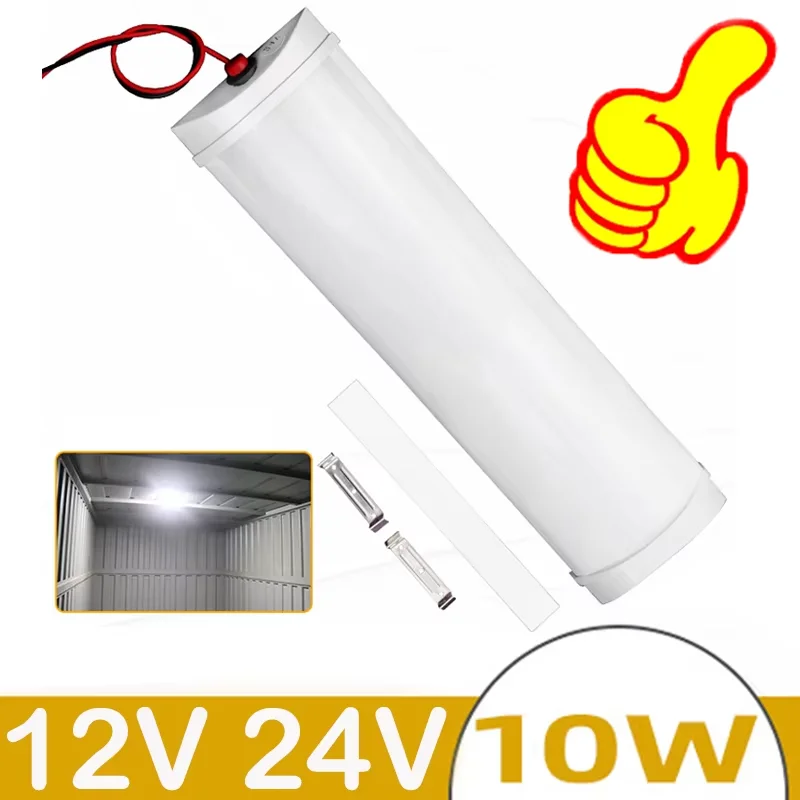

Self-adhesive 12V 24V Car Interior Ceiling Light Hot-selling Cars Truck Boat Cargo Camper Led Lamp Tube Tool Auto Accessories