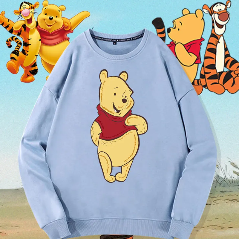 

Disney Co branded Sweater Women's Autumn Winnie Bear Jumping Tiger Coat Lazy Wind Mickey Mouse Donald Duck Clothes