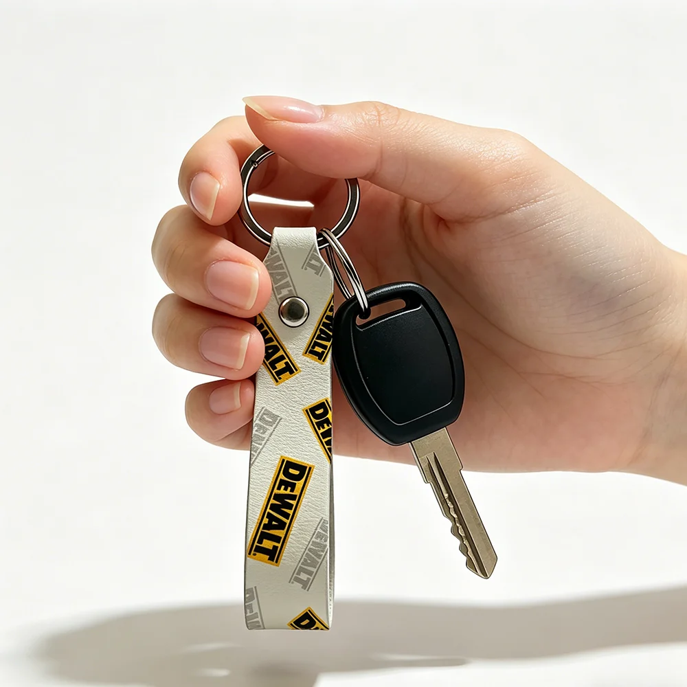 

Модный брелок для ключей Dewalt из мягкой искусственной кожи, легкий держатель для ключей для мотоциклов и скутеров