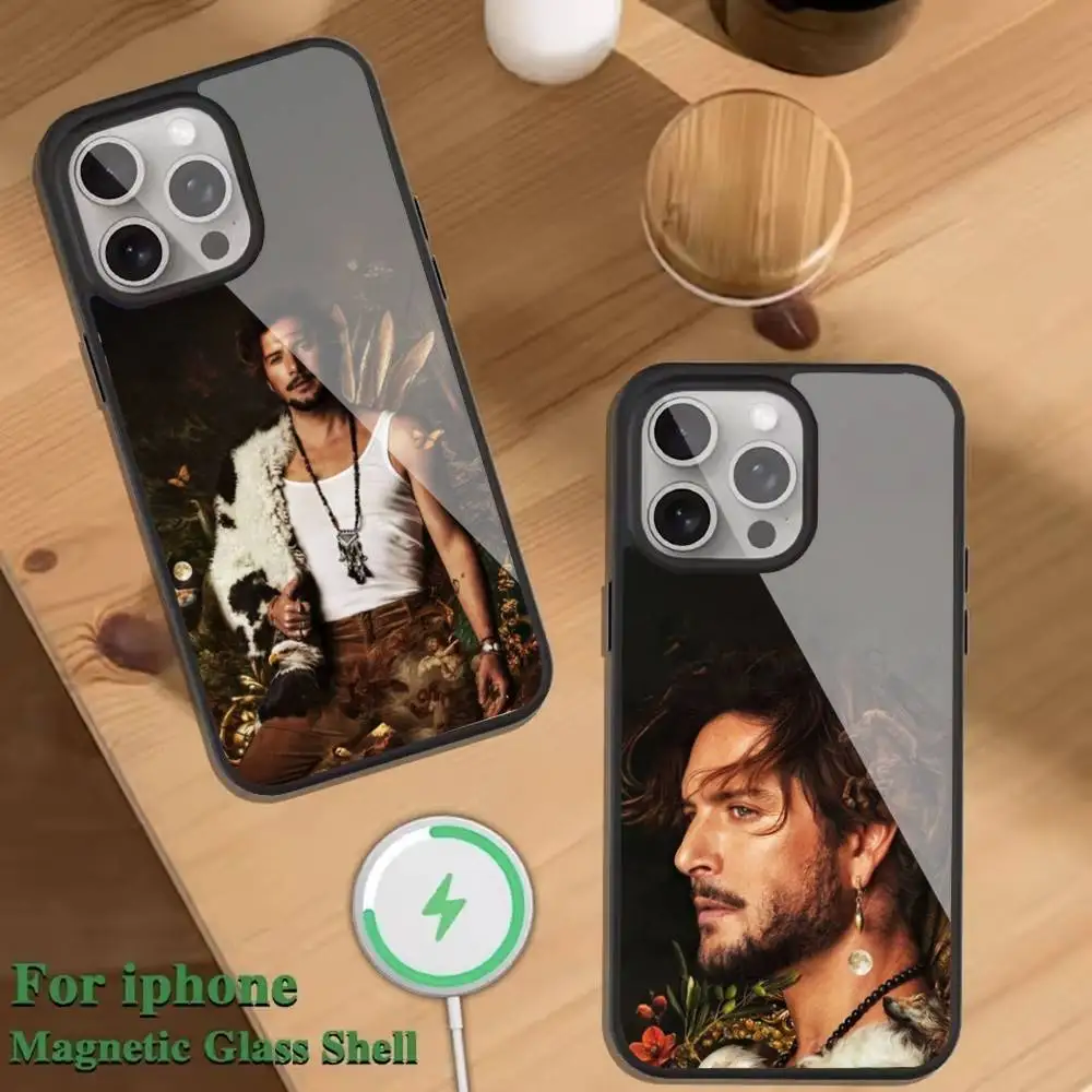 

M-Manuel Carrasco Phone Case For Magnetic Wireless Charge Cover For iphone 16 15 14 13 12 11 Pro Max Plus Coque