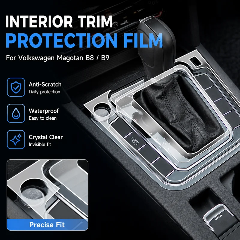 For Volkswagen Magotan Screen Protector B8 Interior Trim Film B9 Car Accessories Dashboard Decoration Products