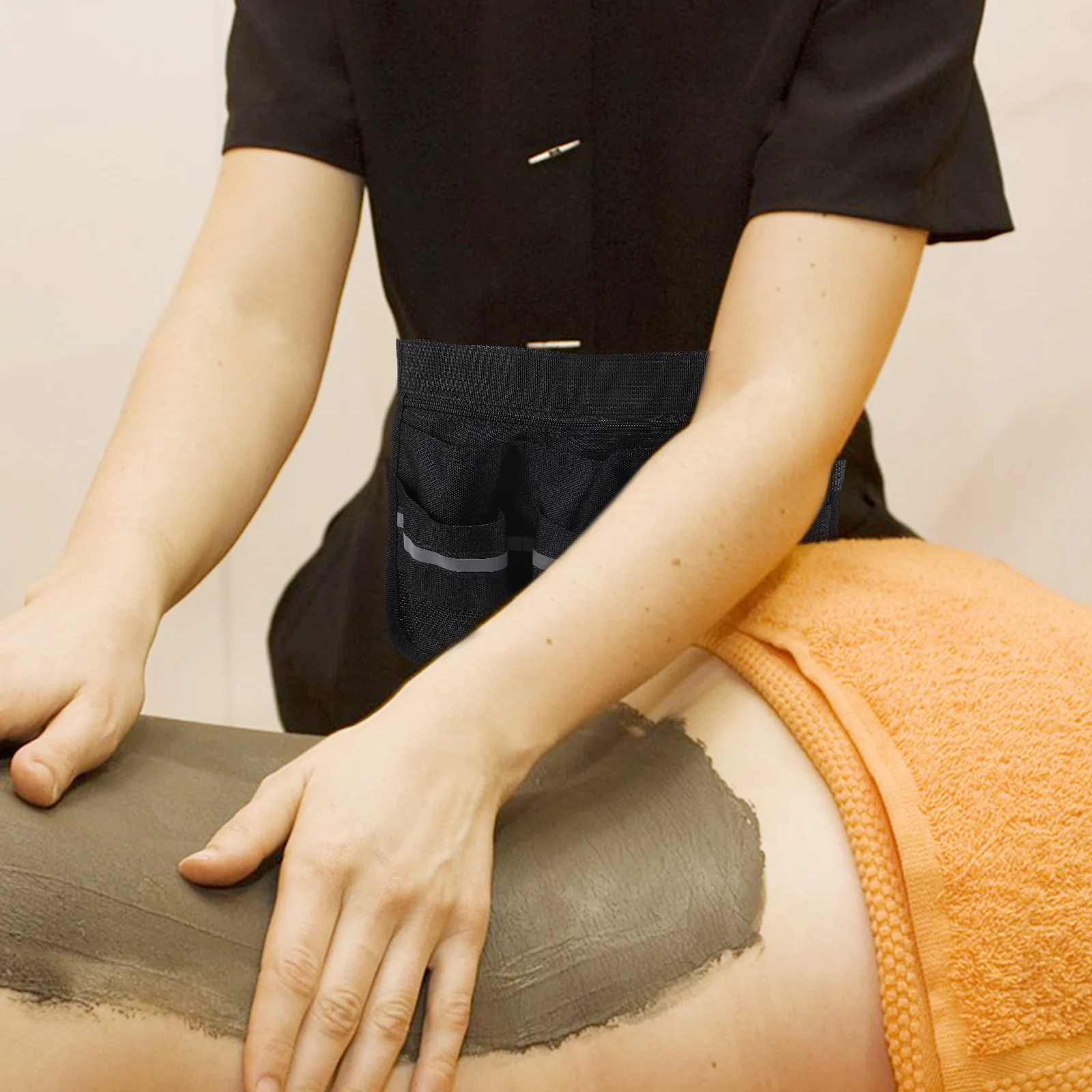 

Массажная поясная сумка с эфирным маслом, ткань Оксфорд, прочная сумка для хранения бутылок, портативная поясная сумка для переноски масок