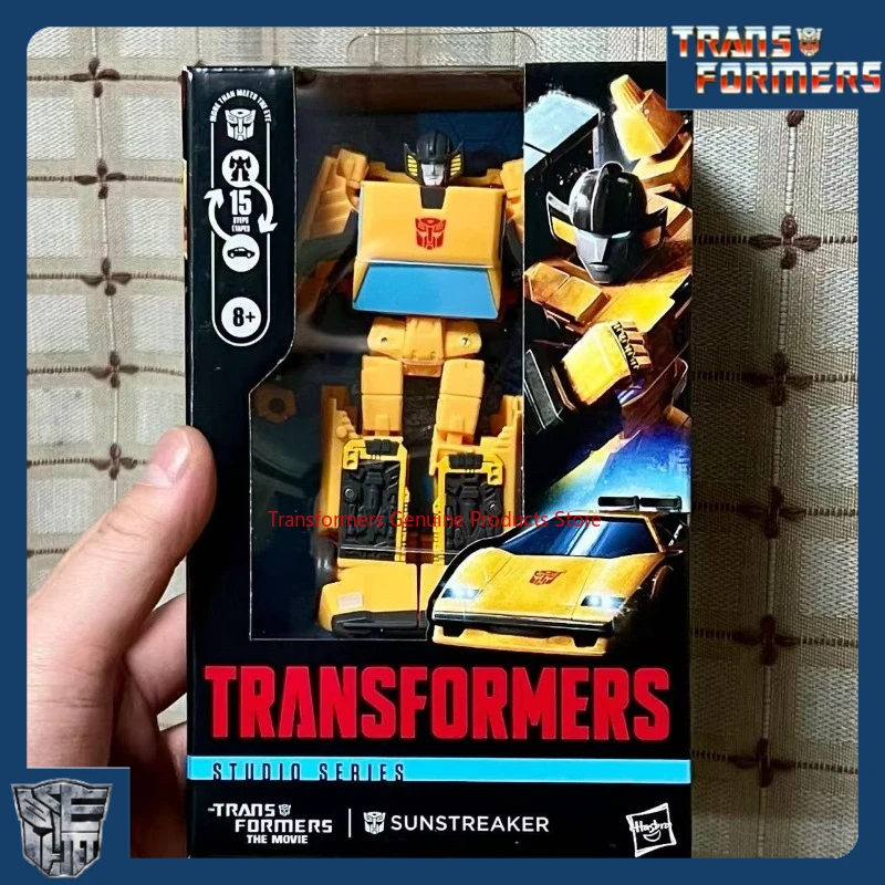 

In stock Transformer SS-86 Sunstreaker Hot items movie role Hand model birthday gift Movable robot Exquisite toys studio Doll