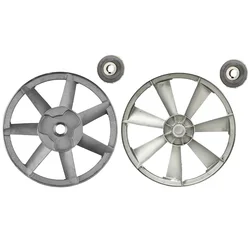 1set 265/300mm A-Type Pulley Triangle Belt Flywheel Pulley Motor Pulley For Air Compressors Pulley Assembly Single-Slot V-Belt