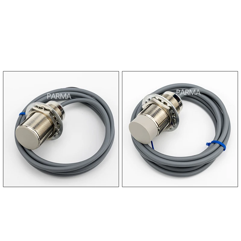 M30 interruptor de proximidade sensor dc de dois fios normalmente aberto 24v interruptor de sensor de metal indutivo dc12v