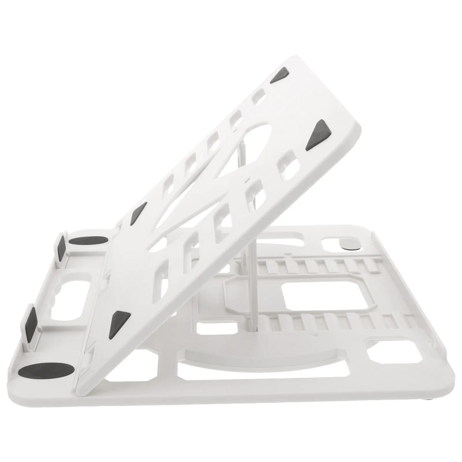 

Plastic Laptop Stand Foldable Tablet Computer Holder with Stable Weighted Base Quick Heat Release for Cervical Lumbar Posture