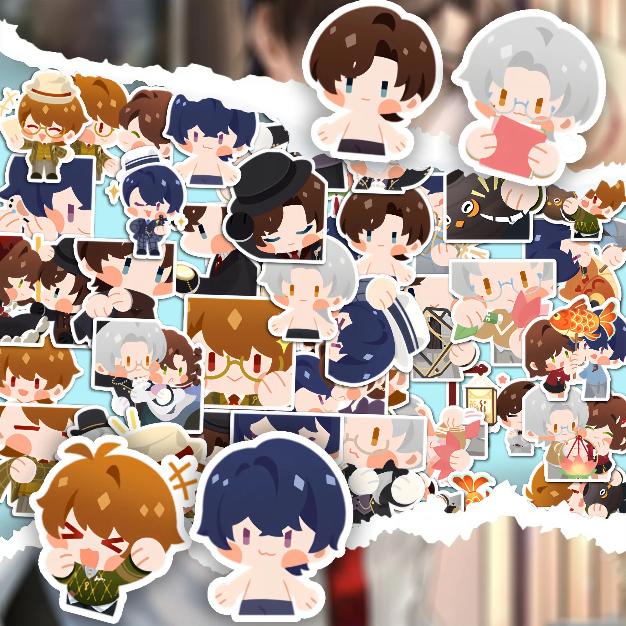 Tears of Themis Cartoon character stickers game character stickers for decorating water bottles, stationery,computer phone cases