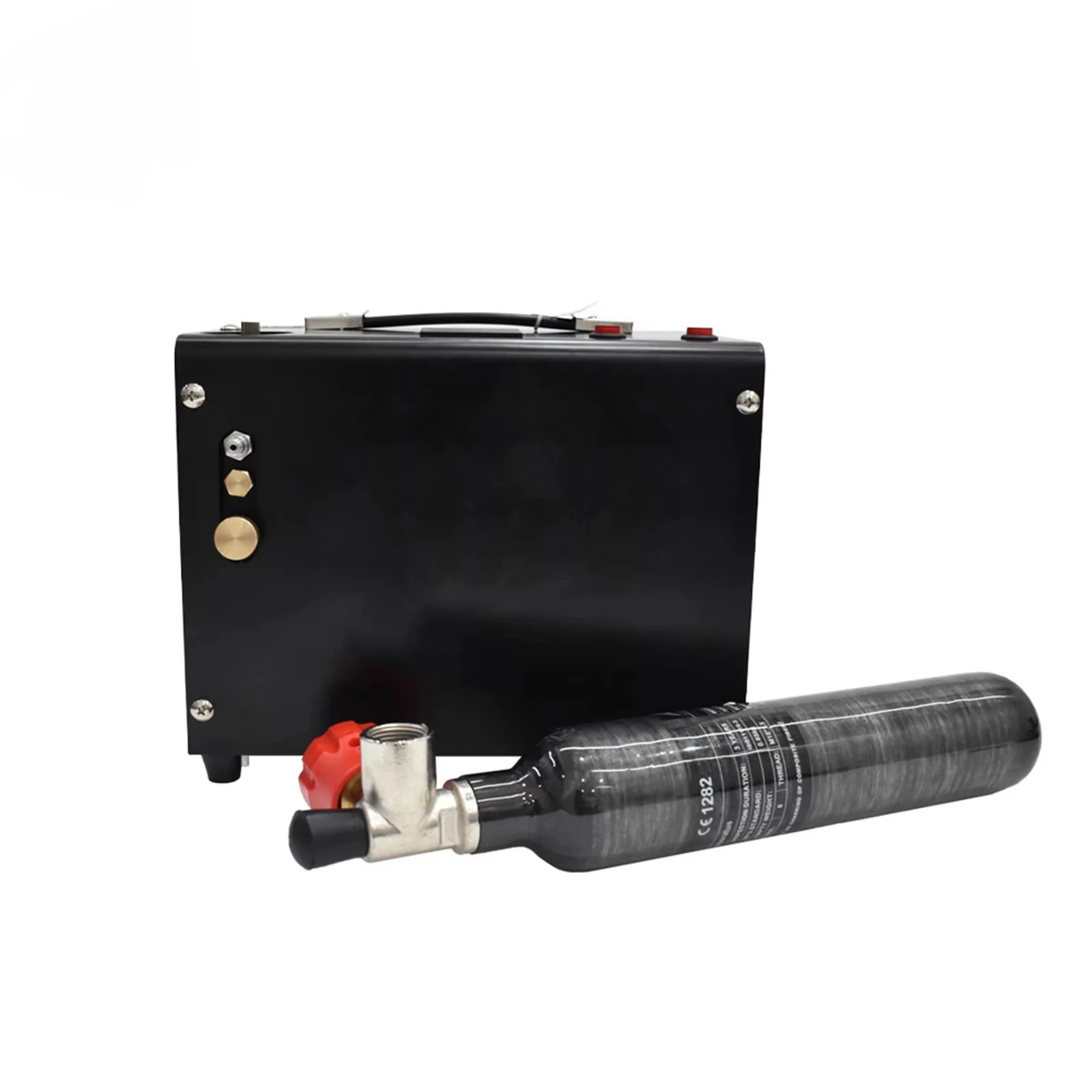 Manufacturer Direct 12V 4500psi 300 bar Automatic Stop Air Compressor for PCP Paintball Hunting Snorkeling Water Sports