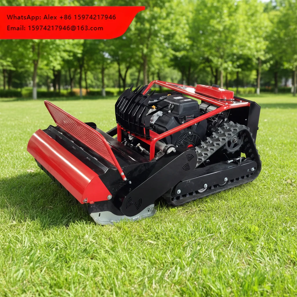 Manufacturer Direct Sale High Performance Remote Control Lawn Mower Cost Effective