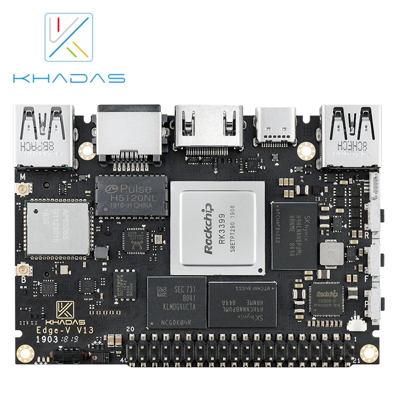 Khadas SBC Edge-V Rockchip RK3399 5.1 Mouldboard