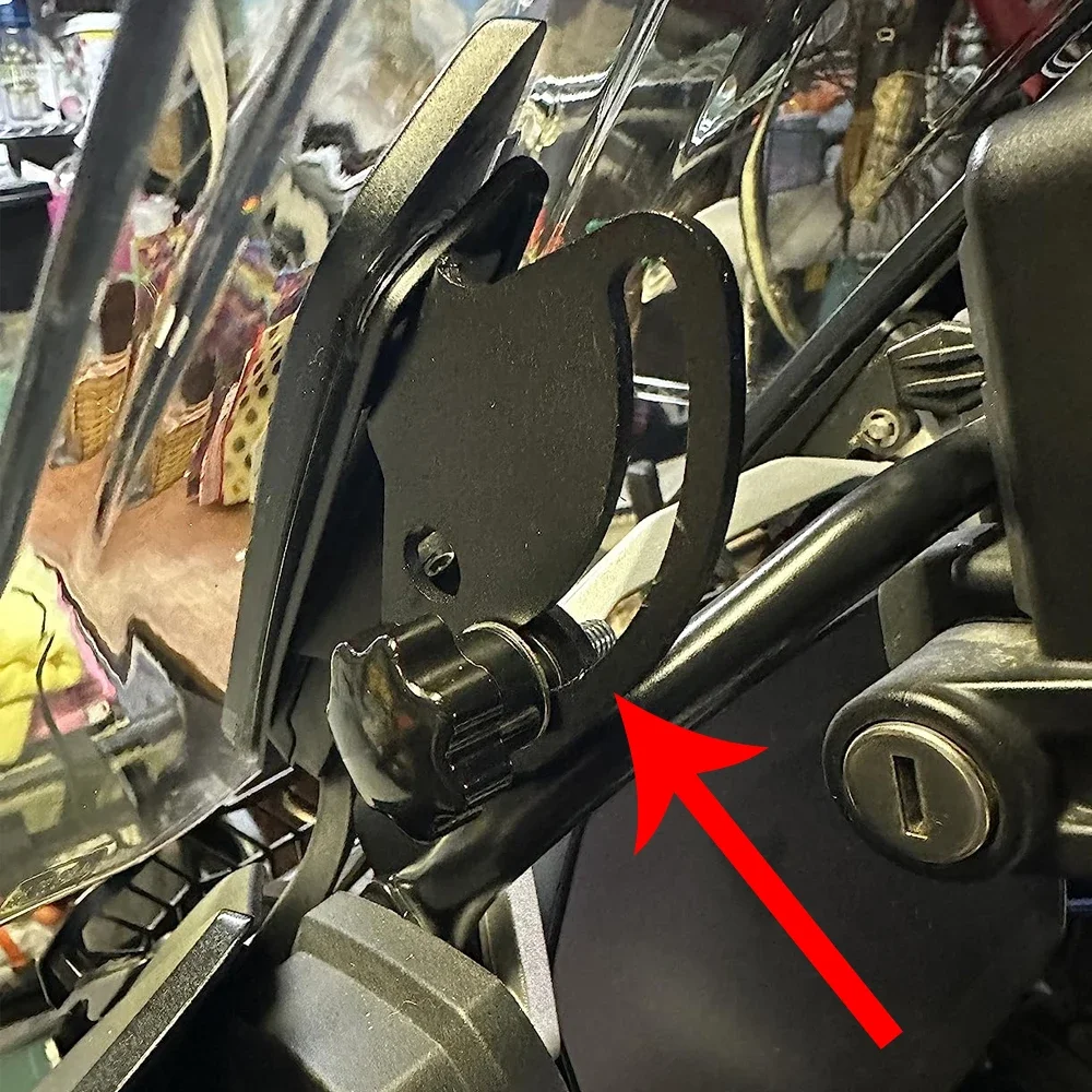 

Motor Adjustable Reinforcement Windscreen Stabilizer for BMW R 1200 GS LC ADV R1250GS Adventure R1200GS Windshield Bracket Mount