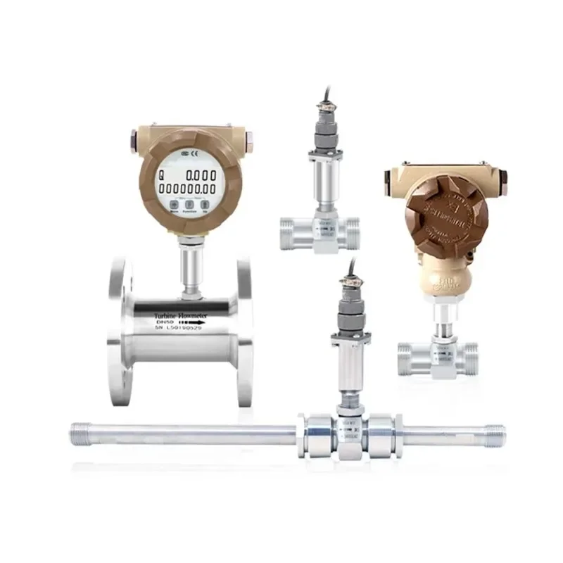 High Precise Liquid Turbine Flowmeter DN80 Clamp Type Turbine Liquids Pure Water Meter flow meter