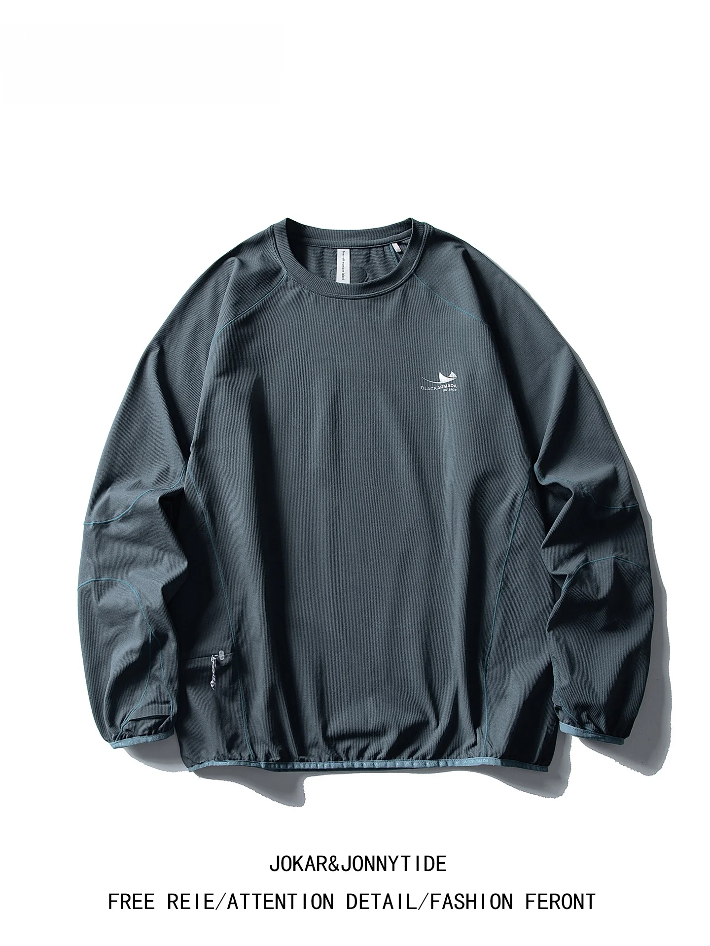 

JOKARJONNY Outdoor Sport Long Sve T-irt Men Women Moisture ng Qui Dry Casual Sle Polyester Fabric round Ne