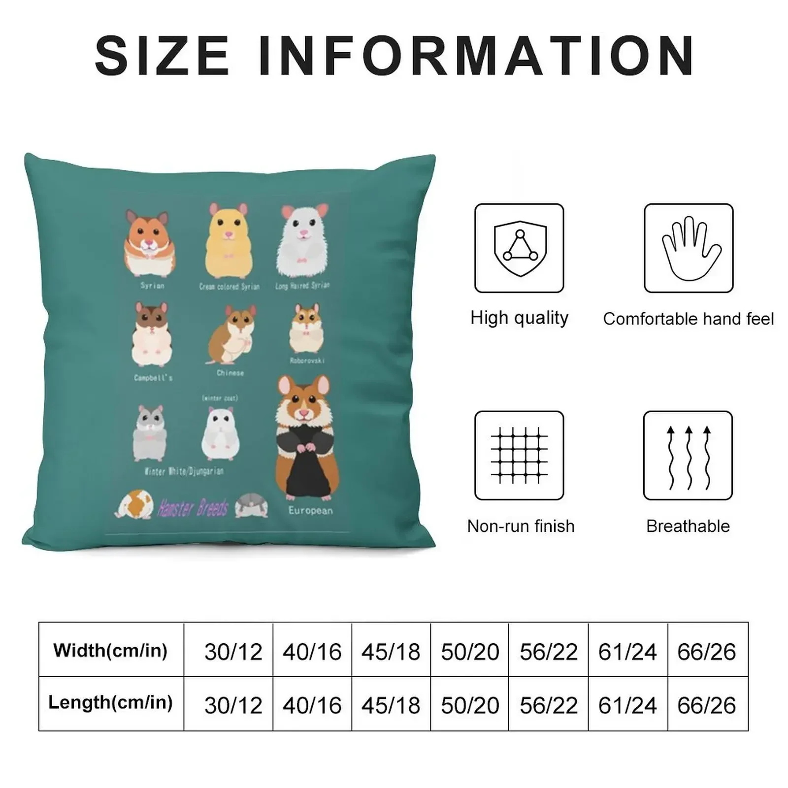 Hamster Breeds syrian hamster Throw Pillow Room decorating items Sofa Covers For Living Room pillow