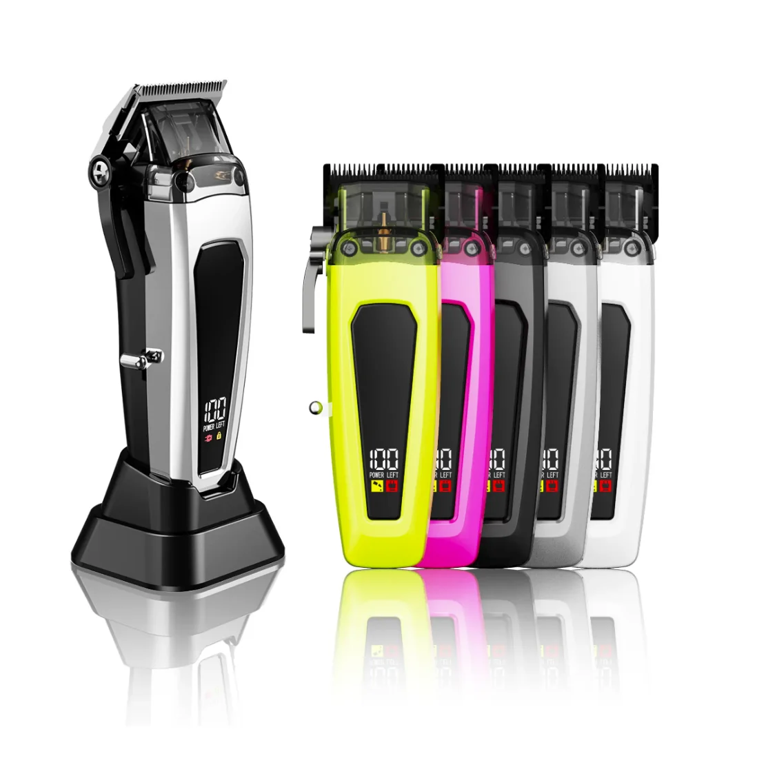2025 New Best Chinese Barber Hair Clippers Professional USB Rechargeable  Mini Salon Hair Clippers for Men with Charging Base