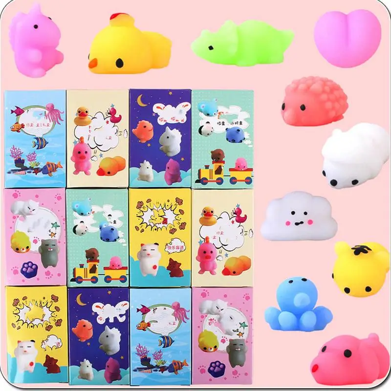 Miękkie zabawki do ściskania Kreatywny kształt zwierzęcia Zabawka do szczypania Urocze zabawki do szczypania Ultra miękkie zabawki do ściskania dla chłopców Dziewczynki Maluch Dorośli Dom