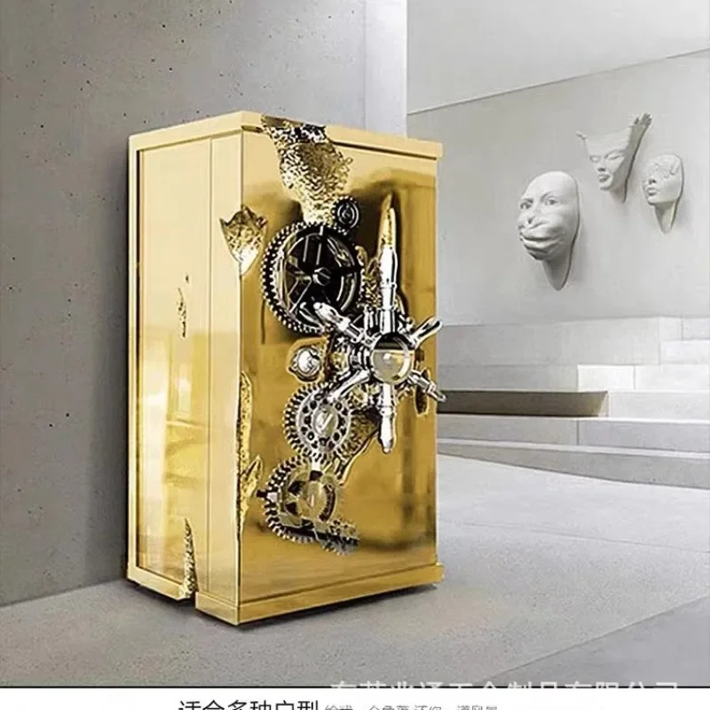 Light luxury brass jewelry, designer storage cabinet